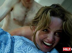 slutty horny blonde does amazing wert blowjob on fat cock and fucks it nice charlie forde nick strokes