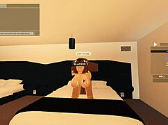 the cute black girl rides the monster cock roughly, squirting everywhere