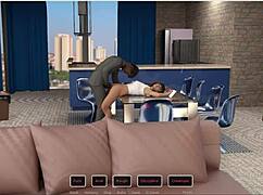 interview pt 5: desk top ass stretching action