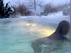 monika fox gives winter quick blowjob and masturbates in nature surrounded by snow