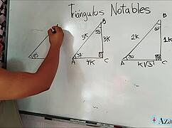 asian student exploring trigonometry class with erotic twists in the bedroom 😏