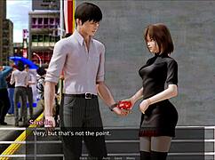 I explore the academy's secrets and challenges in this immersive game world.