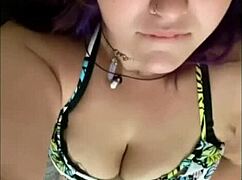 amber squirting for daddy while hes at work