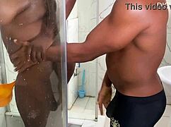 A quickie with the boss's wife in the bathtub, please subscribe to red sheer