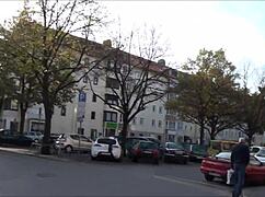 exploring the sights of kaiserstra�e in hanover, germany