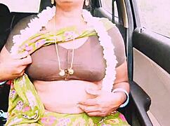 Indian beautiful aunty fucks young boy with dirty talks