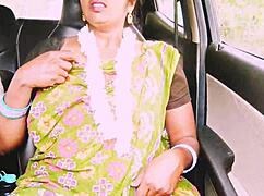 Indian beautiful aunty fucks young boy with dirty talks