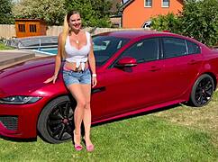 lenushka doll fucks car