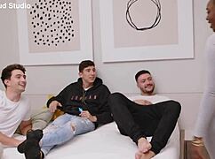 Innocent ebony fulfills her fantasy