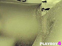 Sexy big tits blonde milf anika shay poses and shows hot body for playboy 😍