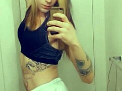 Hot Tranny Touches Her Clitty