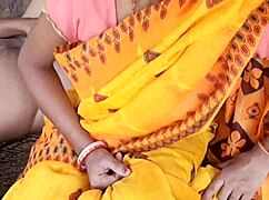 desi bhabhi alone gets fucked, her beautiful big boobs bouncing