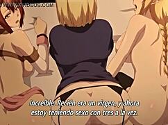 in this isekai story, characters experience cumshots in various scenes