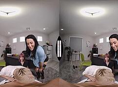 naughty america interns fucking their bosses in the office.