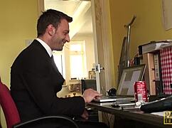 hey, luscious subslut kimmie foxx gets analled hard and fed cum 😈