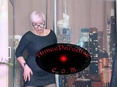 Russian woman performs a solo show with toys and fluids