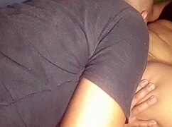 sucking smooth pussy of teen in outdoor creampie