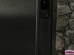 Mocha Menage chats with Bella Rolland and Ember Snow before threesome fuck