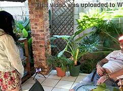 Outdoor Mutual Masturbation With Stepsis In Skirt