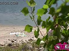 Cougar Natali Quinn is on a hunt for public fucks she finds her target near the lake 😈