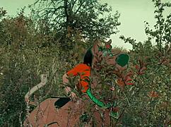 Velma went to solve the mystery with Scooby Doo in costumes