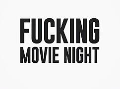 Movie night turns into blowjob and fucking session