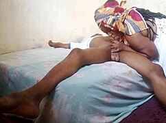 Big ass ebony enjoys a reviving BBC treat while sitting