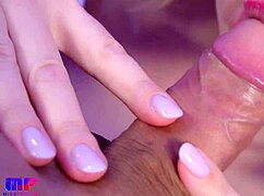 close-up blowjob asmr leads to massive cumshot 😏