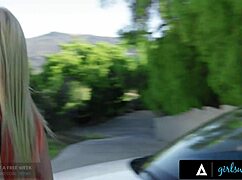 Girlsway - Stacked Lonely Military Wife Alexis Fawx Puts Lingerie On Before Fucking Her Bestie Hard!