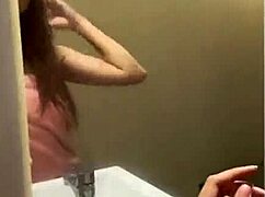 stepbrother spied on stepsister showering until she let him fuck her roughly