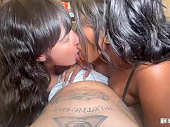 Fucking two curvy brunettes from carnival, says teaser