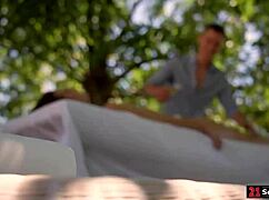 男按摩后狠肛黑发女友