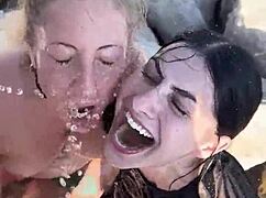 This Beach Day With Venom Evil And Kaitlyn Katsaros Is A Teasing Public Flashing Teaser.