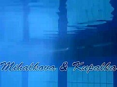 feeling the intense passion underwater with lilia mihalkova and natalia kupalka in the pool