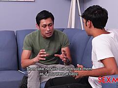 Sexmex - Threesome With Her Boyfriend And Step-Brother Maria Rojas