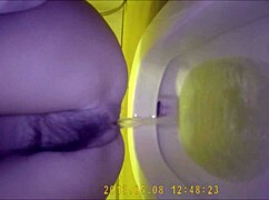 asian teen 18+ pees in hidden toilet spot