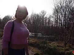 german scout - french blonde beauty endy with big clit and tits at pick up casting fuck...