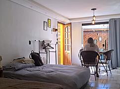 why is the married woman sucking her husband's friend's hard cock so eagerly?