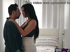 Tommy Pistol choking Jennifer White while fucking her roughly on her knees