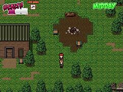 Teen plays gloryhole game with big cock in zombies retreat episode two