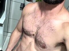 Intensely Jerking Off While Relaxed at Home