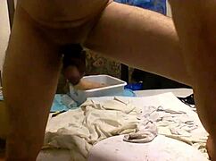 Come spy on me as I play with my dildo and toys.