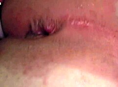 Deep anal insertion into tight ass.