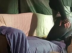 i wear womens clothes, friend pegs me strap-on