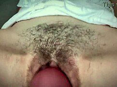 Very big dick pov teasing masturbating hairy slut pussy!