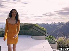 Tiny 18+ Sawyer Feels Intense Pleasure Taking a Huge Cock Deep in Her Tight Ass