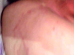 Deep anal insertion into tight ass.