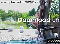 东欧辣妹格洛里亚户外全裸秀