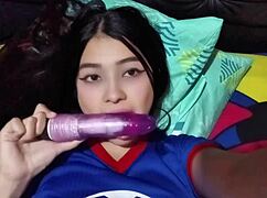 waiting for the cuck to leave so i can ride that big homemade dick 😏