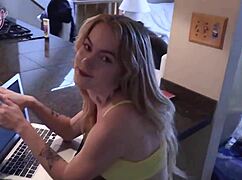 nasty blonde sage fox gets dicked hard by stepdad seth brogan